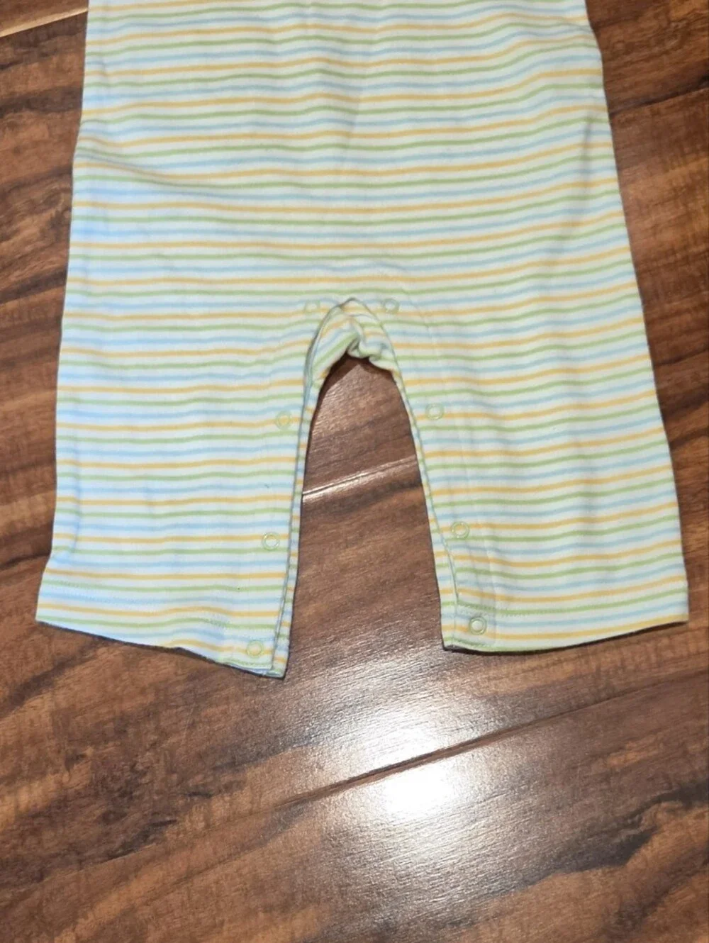 Gymboree NWT 3-6 Months Short Sleeve Striped Pastel Turtle Balloon Romper